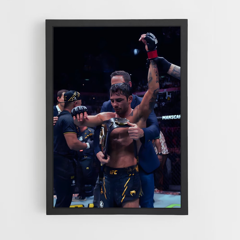 Poster L'Étreinte – affiche MMA (vue 2)